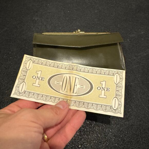 Vintage Rolf’s American Classic Green Leather? Multiple Pocket Card ID Wallet - Picture 5 of 5